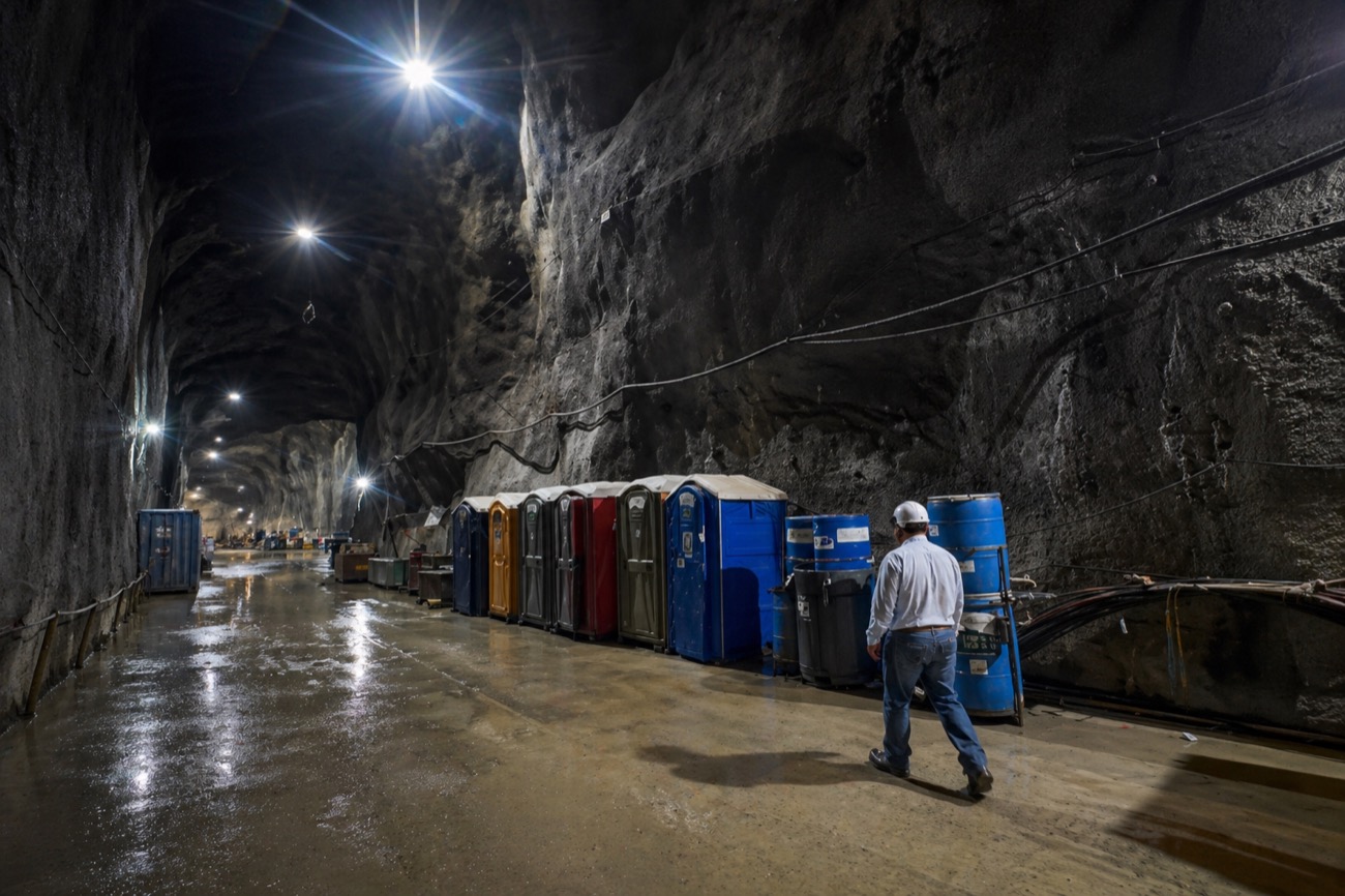 Interior del túnel de Hidroituango